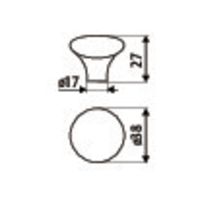 Gałka GP20 Rysunki techniczne