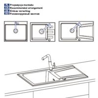 Bateria kuchenna z wyciąganą wylewką Instrukcje