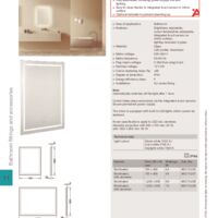 Bathroom Mirror, illuminated Other resources