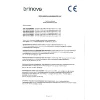VINCI 1027420900000 Certifications