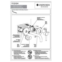 Y Y1215HBL - Bateria umywalkowa podtynkowa, czarny Instrukcje