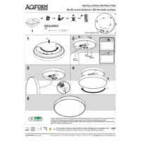 BLOS round distance LED hermetic natynkowy Instrukcje