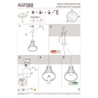 FLARED cast E27 zwieszany Instrukcje
