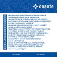 SILIA Bath mixer, freestanding, with shower set Instructions