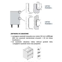 The horizontal handle-less rail C Instructions