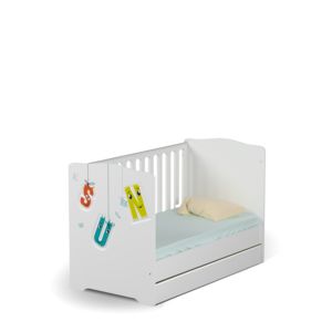 431 Łóżeczko Baby 140/70 Róża Róż ABC