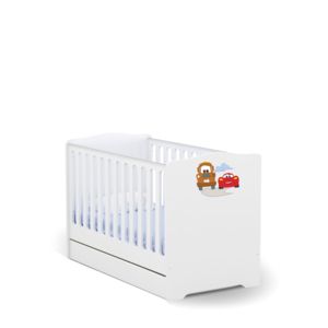 431 Łóżeczko Baby 140/70 Róża Róż Cars