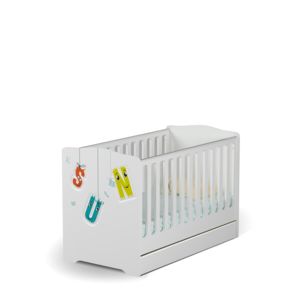 431 Łóżeczko Baby 140/70 Róża Róż ABC