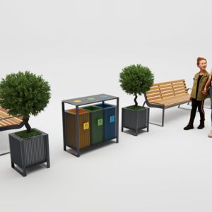 Kosz do segregacji odpadów Vigo 1213 PR