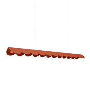 Lampa wisząca BISCUIT ochra czerwona LED 3000K