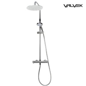 Diya Chrome Shower set with thermostatic mixer