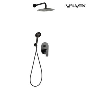 Dione Black Concealed shower set
