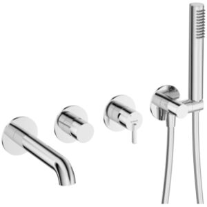 SILIA Bateria wannowa 4-otworowa podtynkowa