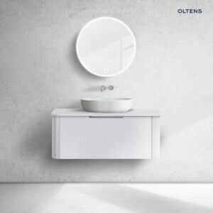 Oltens Hamnes base unit, 100 cm, white 60024000