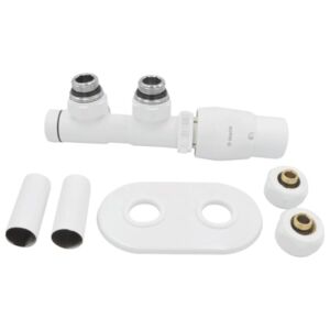 Vanne thermostatique, pour un radiateur de salle de bain - droite