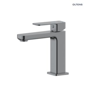 Oltens Hadsel standing wash basin mixer, graphite 32204400