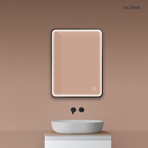 Oltens Nordlis 60x80 cm rechteckiger Spiegel mit LED-Beleuchtung