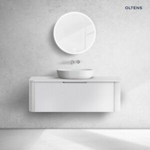 Oltens Hamnes base unit, 120 cm, white 60025000