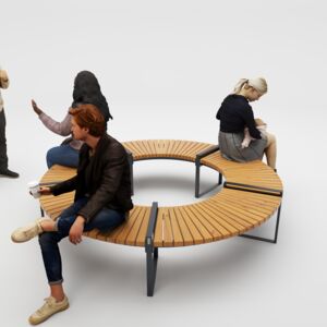 Ławka okrągła Vigo