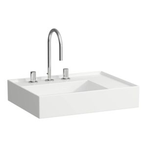 KARTELL LAUFEN Umywalka ścienna z blatem po prawej stronie