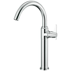 TEMISTO - Toque de lavabo, alto - cromo - BQT_020K
