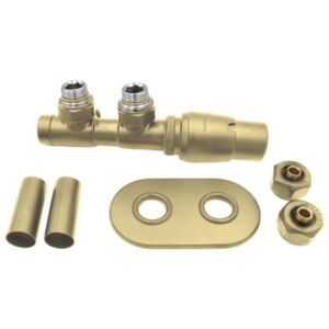 Vanne thermostatique, pour un radiateur de salle de bain - droite