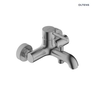 Oltens Molle bateria wannowo-prysznicowa ścienna nikiel 34000910