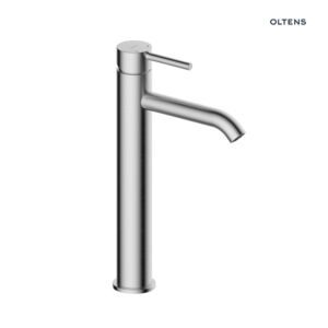 Oltens Molle bateria umywalkowa stojąca wysoka nikiel 32400910