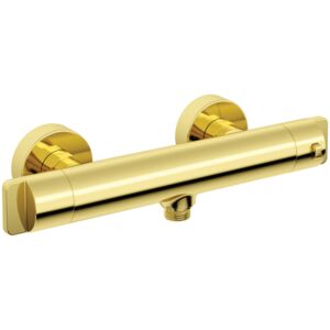 THERM - Shower mixer, thermostatic - gold