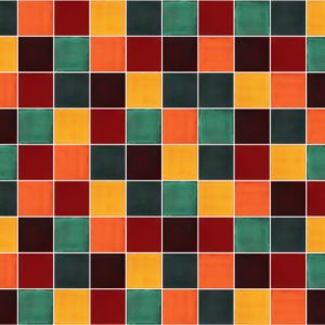 Borgona - Zestaw Patchwork płytek meksykańskich