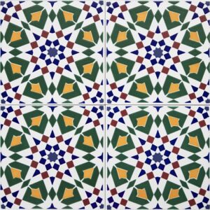Tanger - Moroccan Ceramic Tiles 20x20 cm