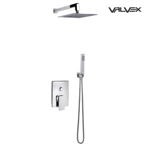 Carré Chrome Concealed shower set