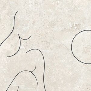 Teri Soft Line E Porcelain wall decor 1198x598