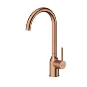 CANNOLI Satin Copper  Kitchen faucet with side lever