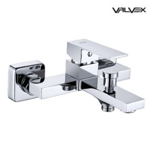 ARS Chrome Wall mounted bath mixer