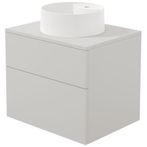 PRIZMA - Waschbeckenschrank, mit Granitwaschbecken - 360 mm - kaschmir