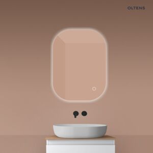 Oltens Nordlis mirror 60x80 cm, rectangular with LED lighting