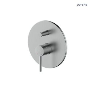 Oltens Molle bateria wannowo-prysznicowa podtynkowa kompletna nikiel