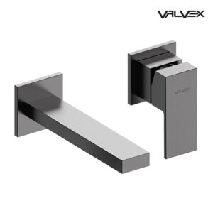 ARS Gun Metal Concealed wall-mounted basin mixer with spout