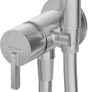 SILIA Bidet tap, concealed, with bidet shower, brushed steel