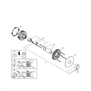 Tempesta System 210 System prysznicowy z termostatem do montażu ściennego 26811001