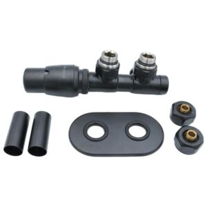 Vanne thermostatique, pour un radiateur de salle de bain - la gauche