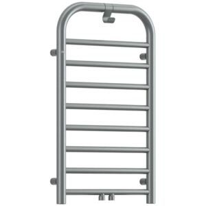 SILIA - Bathroom heater - height 85 cm - matte steel - AGI_FG31