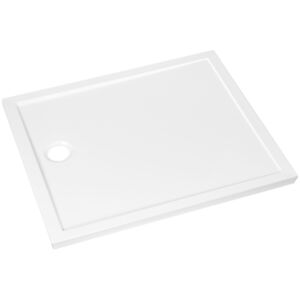PRIZMA - Acrylic shower tray, rectangular, 80x90 cm - white - KTJ_089B