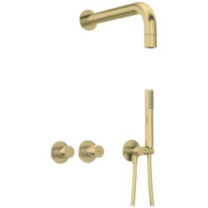 SILIA HEXA - Concealed shower set, with a fixed shower head