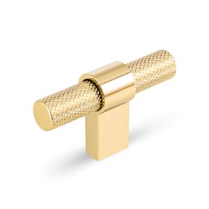 Gałka do mebli typu T-bar Aureo gold lux SY8774.0008.GL