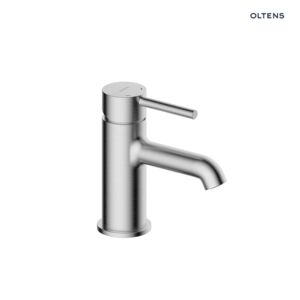 Oltens Molle bateria umywalkowa stojąca nikiel 32200910