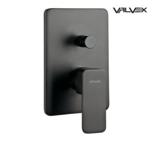 Loft Black Concealed bathtub and shower mixer