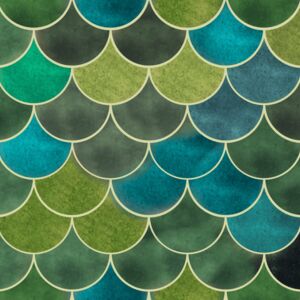 Rybia Łuska - zestaw płytek "Leśna Polana" z serii "Woda" Forest Pond