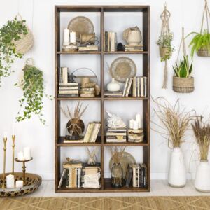 Pine Wood Bookshelf Rustyk 2/4